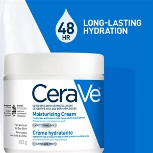 کرم کاسه‌ای مرطوب کننده و آبرسان CeraVe سراوی USA برای پوست خشک و خیلی خشک - Image 2