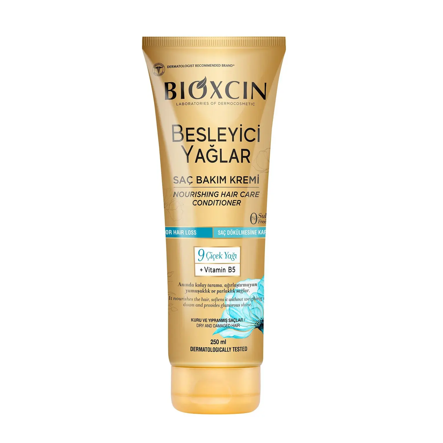 ماسک مو بدون سولفات ۹ گیاه بیوکسین طلاییBioxcin