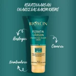 ماسک مو ترمیم‌کننده و مرطوب‌کننده حاوی کراتین و روغن آرگان بیوکسین | Bioxcin - Image 2