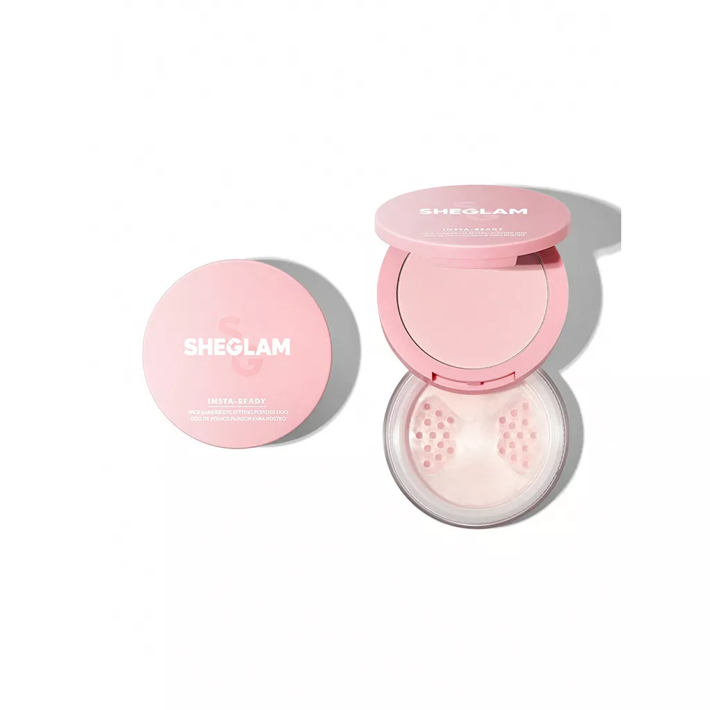 پودر فیکس دو منظوره شیگلم SHEGLAM مدل Insta-Ready رنگ Bubblegum