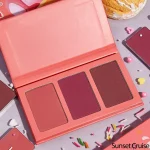 پالت 3 رنگ رژ گونه پودری شیگلم سان ست کروز