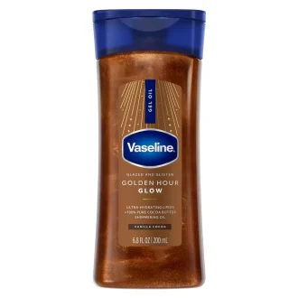 روغن بدن شاین دار golden hour glow وازلین Vaseline