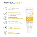 کرم ضد آفتاب رنگی بایودرما مدل فوتودرم اسپات ایج SPF50+ - Image 4