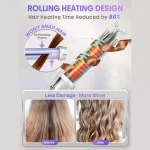 دستگاه ایرفلو استایلر پرو چرخشی شیگلم مدل (One Touch Airflow Styler Pro sheglam (25mm