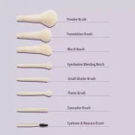 ست براش آرایشی ۸ تکه شیگلم مدل Pro Core Brush Set