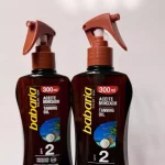 روغن برنزه کننده باباریا با عصاره نارگیل SPF2 حجم 300 میل