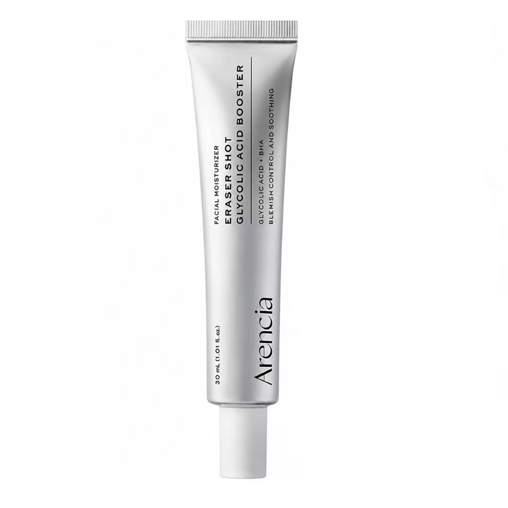 کرم ضد جوش و لایه‌بردار گلایکولیک اسید آرنسیا مدل Eraser Shot Glycolic Acid Booster