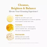 فوم شستشوی روشن‌کننده کوجیک اسید و زردچوبه مدی‌کیوب مدل Kojic Acid Turmeric Toning Cleanser