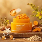 کرم کپسولی روشن‌کننده کوجیک اسید مدی‌کیوب مدل Kojic Acid Turmeric Vita Capsule Cream