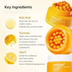 کرم کپسولی روشن‌کننده کوجیک اسید مدی‌کیوب مدل Kojic Acid Turmeric Vita Capsule Cream