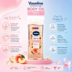 روغن بدن وازلین مدل Peach Vitamin B3 Healthy Even Tone حجم 200 میلی‌ لیتر