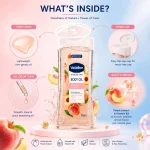 روغن بدن وازلین مدل Peach Vitamin B3 Healthy Even Tone حجم 200 میلی‌ لیتر