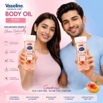 روغن بدن وازلین مدل Peach Vitamin B3 Healthy Even Tone حجم 200 میلی‌ لیتر