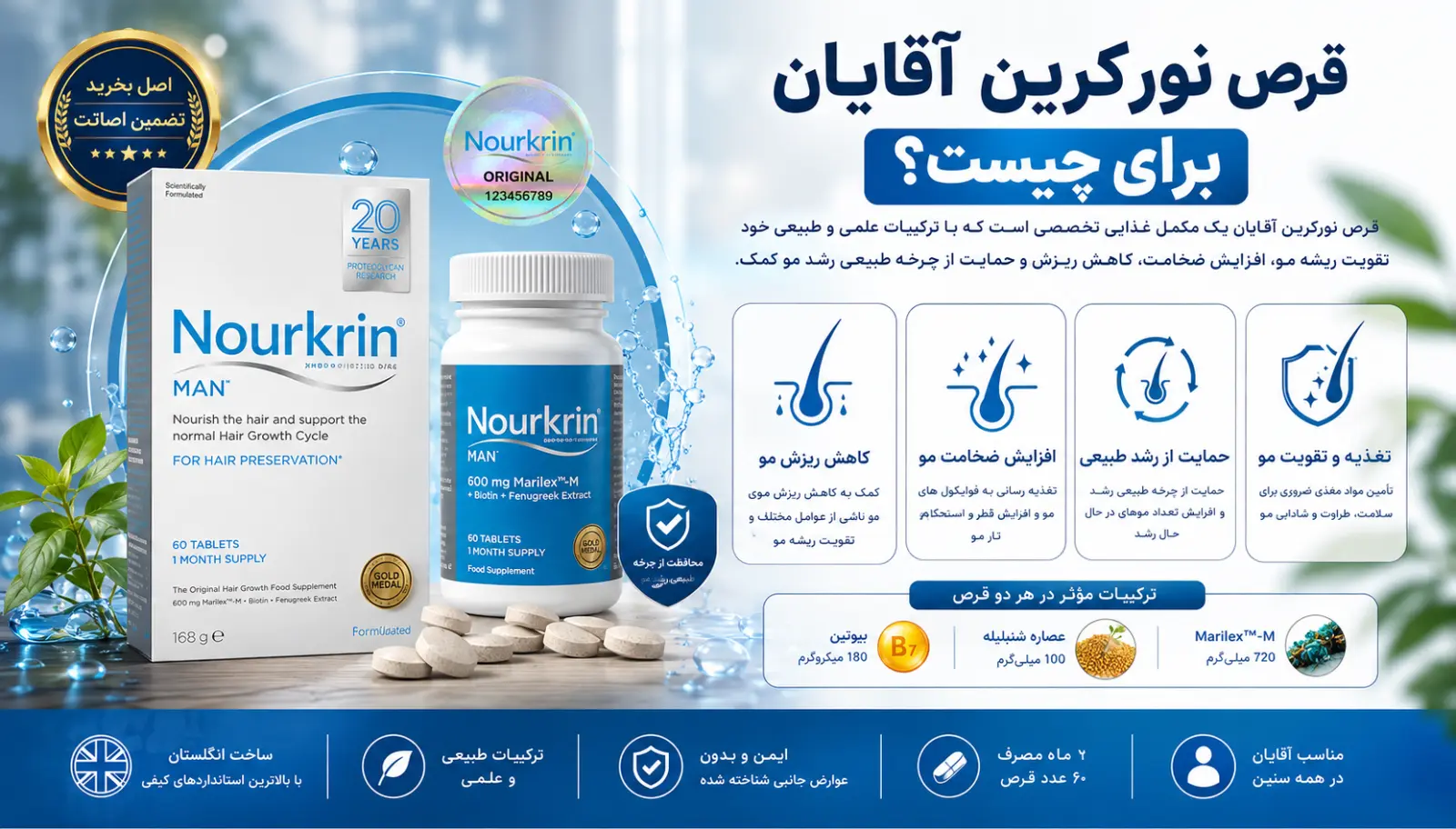 قرص نورکرین آقایان برای چیست؟