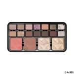 پالت حرفه‌ای رژگونه، هایلایتر و سایه چشم کارکتر مدل C-A303