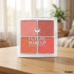پالت رژگونه 4 رنگ فیوچر میکاپ FU3601