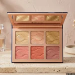 پالت رژگونه و هایلایتر کارکتر مدل Glow & Blush کد CBH003