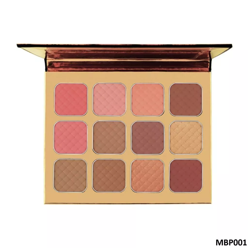 پالت رژگونه ۱۲ رنگ کاراکتر مدل MBP001