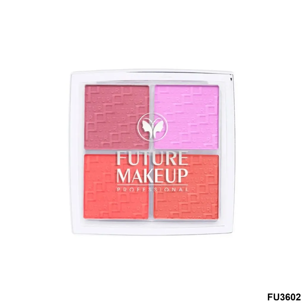 پالت رژگونه ۴ رنگ فیوچر میکاپ FU3602