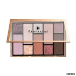 پالت سایه 10 رنگ کاراکتر مدل CEP001