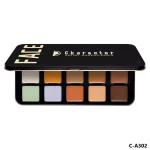 پالت کانتور و کانسیلر ۱۰ رنگ کارکتر مدل Face Palette کد C-A302