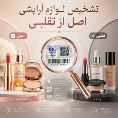 تشخیص لوازم آرایشی اصل از تقلبی