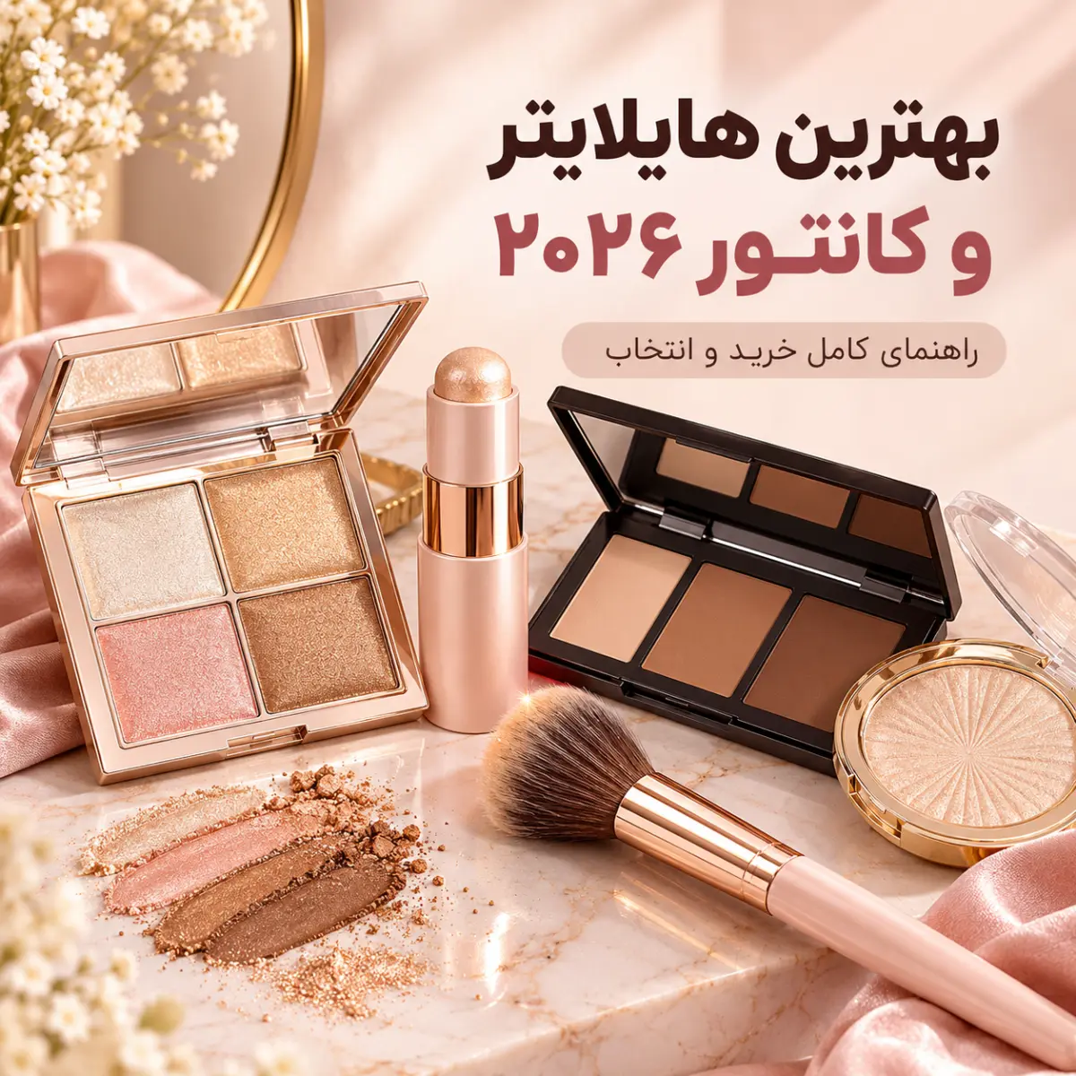 بهترین هایلایتر و کانتور ۲۰۲۶؛ کرکتر یا شیگلم یا الف؟