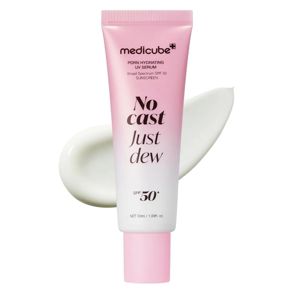 سرم ضد آفتاب سبک PDRN آبرسان SPF 50 مدی کیوب
